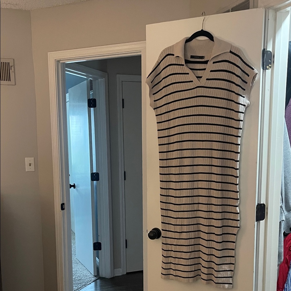 Striped Knit Dress